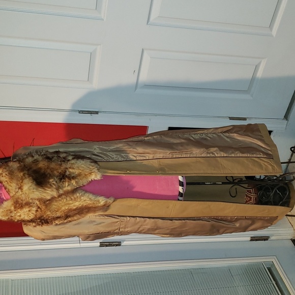 💘🖤💘 KENNETH COLE BLACK LABEL NY LEATHER SHEARLING LAMB TAN COAT JACKET - Picture 12 of 12